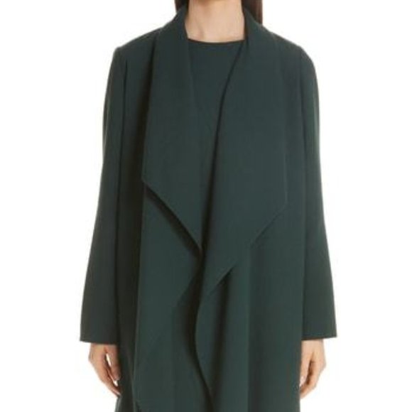 NEW! Amazing Lafayette 148 Nouveau Crepe Hemingway Wool Jacket/Coat size XXL - Picture 4 of 14